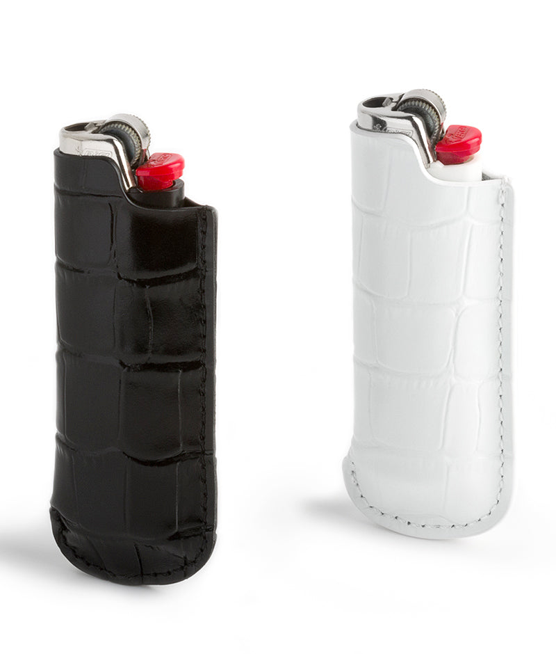 Croc Lighter Case - White