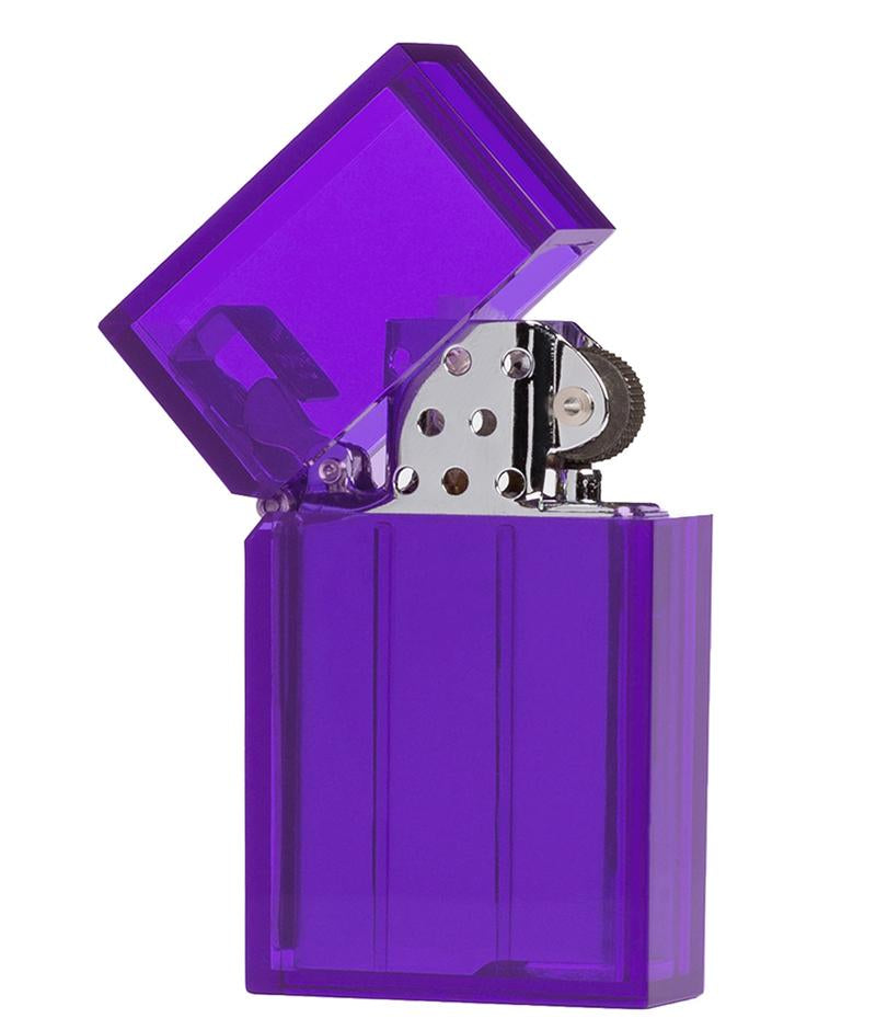 Hard Edge Lighter - Transparent Purple